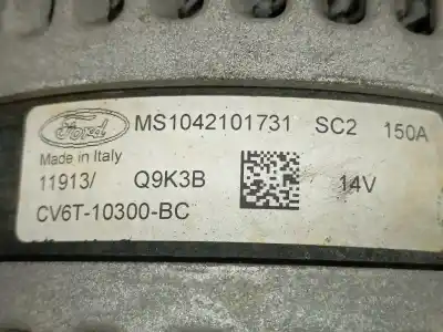 Автозапчастина б/у генератор для ford fiesta vi (cb1, ccn) 1.0 ecoboost посилання на oem iam 1940809  cv6t10300be