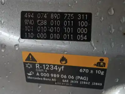 Автозапчастина б/у капок для mercedes-benz eqa (h243) eqa 250+ (243.702) посилання на oem iam a2478807401  494074890775311