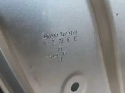 Автозапчастина б/у передні ліві двері для mercedes-benz eqa (h243) eqa 250+ (243.702) посилання на oem iam a2477202703  a2477224101