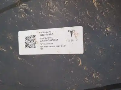 Автозапчастина б/у задній бампер для tesla model 3 (5yj3) ev awd посилання на oem iam 1083983s0a  153072202b