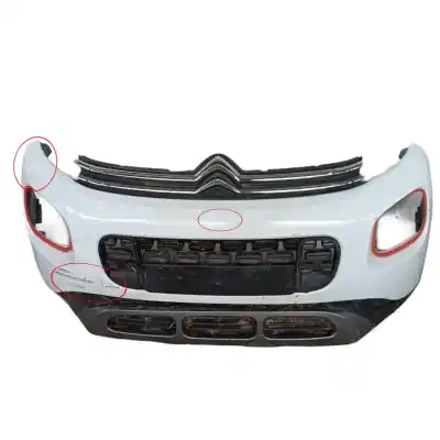 Автозапчастина б/у передній бампер для citroen c3 aircross ii (2r_, 2c_) 1.6 bluehdi 120 (2cbhzh) посилання на oem iam 1637768180  01823181x