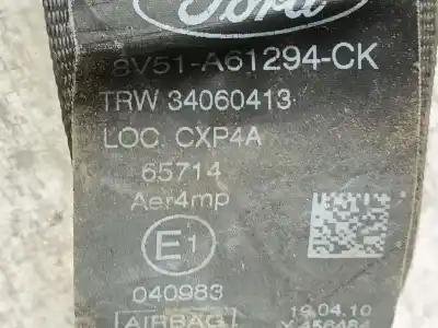 Автозапчасти б/у правый передний ремень безопасности за ford fiesta vi (cb1, ccn) 1.4 tdci ссылки oem iam 2038384  6v51a61294ck