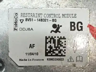 Автозапчасти б/у блок управления подушками безопасности за ford fiesta vi (cb1, ccn) 1.4 tdci ссылки oem iam 1568581  8v5114b321bg