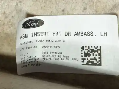 Автозапчастина б/у оббірка передніх дверей ліва для ford c-max ii (dxa/cb7, dxa/ceu) 1.6 tdci посилання на oem iam 1751210  2090484rev9