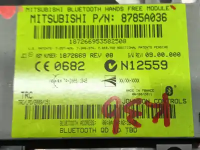 Автозапчастина б/у електронний модуль для mitsubishi asx (ga_w_) 1.8 di-d (ga6w) посилання на oem iam 8785a036  187266953582508