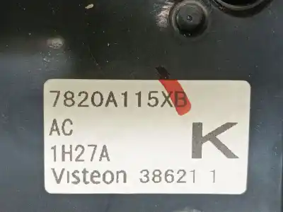 Second-hand car spare part heating / air conditioning control panel for mitsubishi asx (ga_w_) 1.8 di-d (ga6w) oem iam references 7820a115xb  ac1h27a