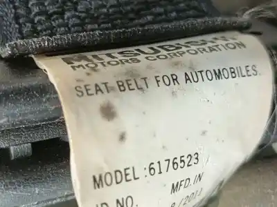 Автозапчастина б/у центральний задній ремін безпеки для mitsubishi asx (ga_w_) 1.8 di-d (ga6w) посилання на oem iam 7000b450xa  6176523