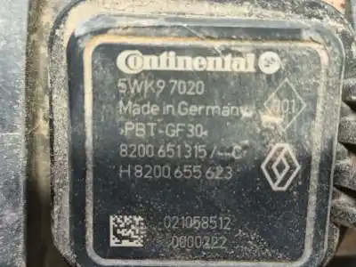 Автозапчастина б/у витратомір повітря для renault kangoo / grand kangoo ii (kw0/1_) 1.5 dci 75 (kw07, kw10, kw04) посилання на oem iam 8200651315  8200651315c