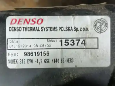 Peça sobressalente para automóvel em segunda mão motor de sofagem por fiat 500 (312_) 1.2 (312axa1a) referências oem iam 77367983  98619156