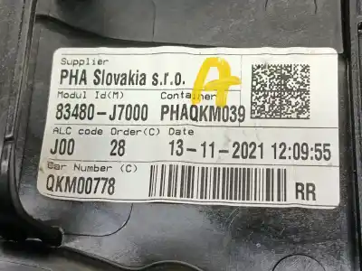 Автозапчасти б/у задний правый стеклорегулятор за kia ceed tourer (cd) 1.0 t-gdi ссылки oem iam 83481j7000  j7w115587