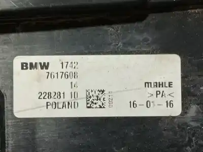 Автозапчасти б/у электрический вентилятор за bmw 2 active tourer (f45) 218 d ссылки oem iam 17427617608  