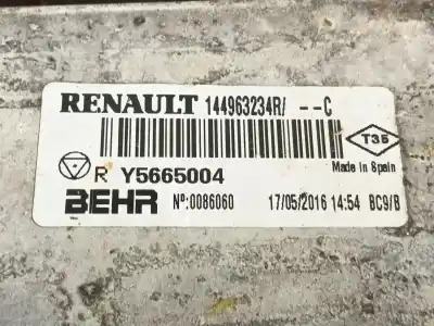 Pezzo di ricambio per auto di seconda mano intercooler per renault kangoo express (fw0/1_) 1.5 dci 75 (fw07, fw10, fw04) riferimenti oem iam 144963234r  y5665004