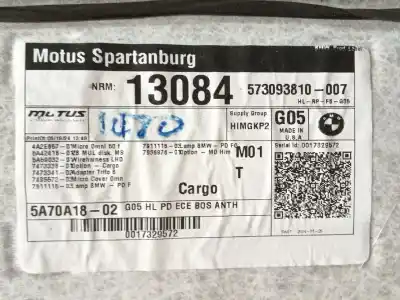 Автозапчастина б/у інтер'єрний дах для bmw x5 (g05, f95) 30 d mild-hybrid xdrive посилання на oem iam 51445a70b15  744578617