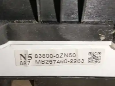 Peça sobressalente para automóvel em segunda mão quadrante por toyota auris (_e15_) 1.8 hybrid (zwe150_) referências oem iam 838000zn51  838000zn50