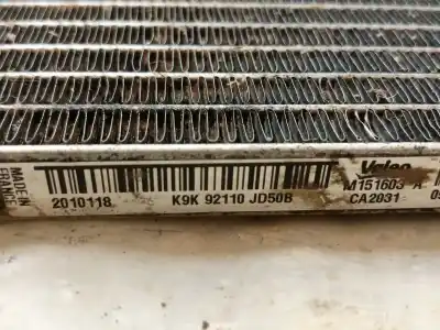 Second-hand car spare part air conditioning condenser / radiator for nissan qashqai / qashqai +2 i (j10, nj10, jj10e) 1.5 dci oem iam references 92100jd50a  92110jd50b