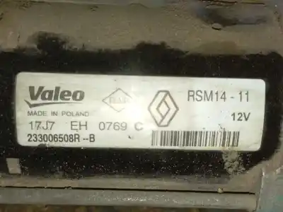 Second-hand car spare part starter motor for dacia logan ii 1.5 dci oem iam references 233008223r  233006508rb