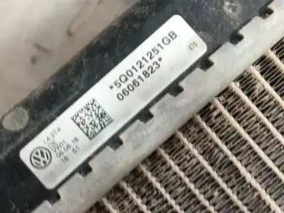 Pezzo di ricambio per auto di seconda mano radiatore d acqua per volkswagen tiguan (ad1, ax1) 1.4 tsi riferimenti oem iam 5q0121251hs  5q0121251gb