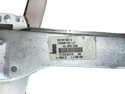 Second-hand car spare part driver left window regulator for opel corsa d (s07) 1.3 cdti (l08, l68) oem iam references 39161986  3k5344f
