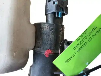 Second-hand car spare part windscreen washer bottle for renault master iii furgón (fv) 2.3 dci 125 fwd (fv0c, fv0d, fv0g, fv0h, fv0j, fv0k) oem iam references 289100030r  2891000023r