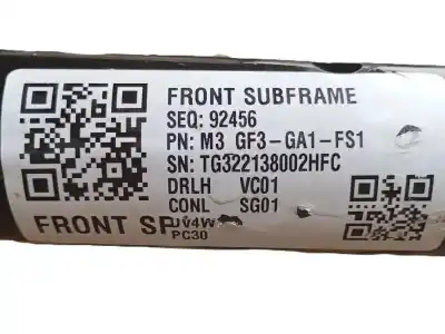 Second-hand car spare part front axle for tesla model 3 (5yj3) ev awd oem iam references 104453101b  tg322138002hfc