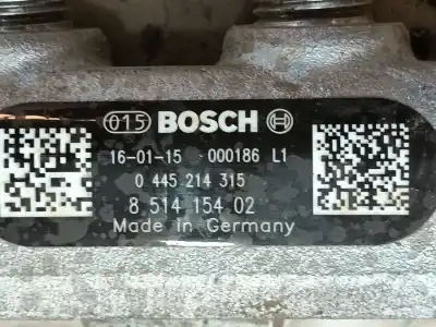 Автозапчастина б/у рампа инжектора для bmw 2 active tourer (f45) 218 d посилання на oem iam 13538514154  0445214315