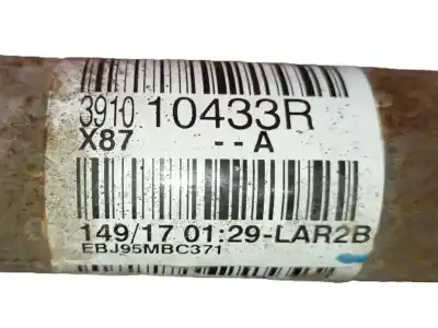 Second-hand car spare part front left transmission for renault captur i (j5_, h5_) 1.2 tce 120 oem iam references 391010433r  391010433r