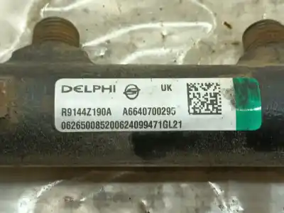 Pezzo di ricambio per auto di seconda mano rampa iniettori per ssangyong actyon 200 xdi riferimenti oem iam 6640700295  r9144z190a