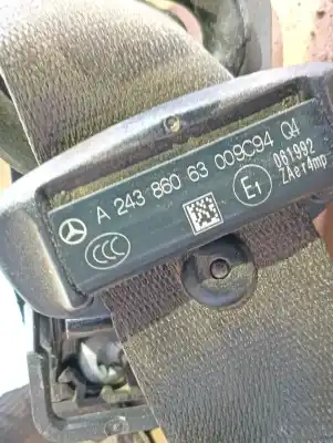 Автозапчасти б/у передний левый ремень безопасности за mercedes-benz eqa (h243) eqa 250+ (243.702) ссылки oem iam a24386063009c94  2438606300