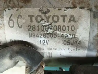 Автозапчастина б/у двигун запускається для lexus is ii (_e2_) 220d (ale20) посилання на oem iam 281000r030  281000r010