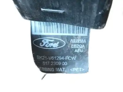 Second-hand car spare part front right seat belt for ford transit custom v362 autobús (f3) 2.0 ecoblue oem iam references 1838019  bk21v61294fcw