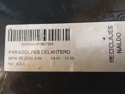 Автозапчасти б/у передний бампер за bmw x5 (e53) 3.0 i ссылки oem iam 51118402303  