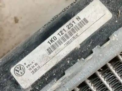 Pezzo di ricambio per auto di seconda mano radiatore d acqua per audi a3 (8p1) 2.0 tdi 16v riferimenti oem iam 1k0121251n  1k0121251ab