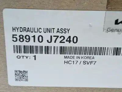 Second-hand car spare part abs for kia ceed (cd) 1.0 t-gdi oem iam references 58910j7240  j758922500