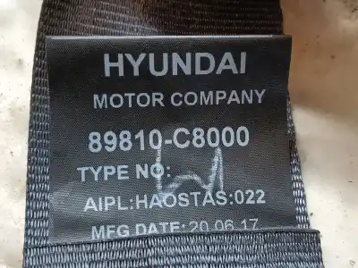 Автозапчастина б/у задній лівий ремін безпеки для hyundai i20 ii (gb, ib) 1.2 посилання на oem iam 89810c8200try  89810c8000