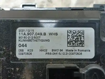 Second-hand car spare part heating / air conditioning control panel for seat tarraco (kn2) 2.0 tdi oem iam references 11a907049bwhs  00970506
