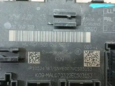 Автозапчастина б/у електронний модуль для seat tarraco (kn2) 2.0 tdi посилання на oem iam 5q0959592l  5q0959592f