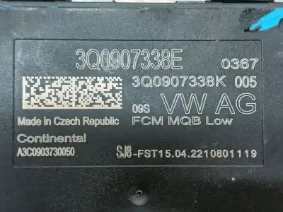Second-hand car spare part electronic module for seat tarraco (kn2) 2.0 tdi oem iam references 3q0907338e  a3c0903730050