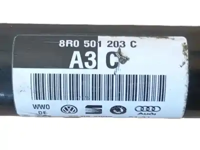 Second-hand car spare part Rear Left Transmission for AUDI Q5 (8RB) 2.0 TDI QUATTRO OEM IAM references 8R0501203C  8R0501203C