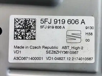 Second-hand car spare part multifunction display for seat tarraco (kn2) 2.0 tdi oem iam references 5fj919606a  5fj919606a