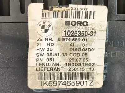 Second-hand car spare part dashboard for bmw 3 (e90) 320 d oem iam references 62109316127  102535031