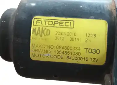 Peça sobressalente para automóvel em segunda mão motor do limpa para brisas por citroen nemo monospace 1.4 hdi referências oem iam 6401h0  064300334