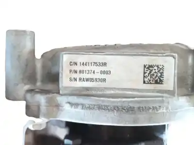 Автозапчастина б/у турбонагрузник для renault kangoo / grand kangoo ii (kw0/1_) 1.5 dci 90 (kw05, kw08, kw0g, kw11) посилання на oem iam 144116213r  144117533r