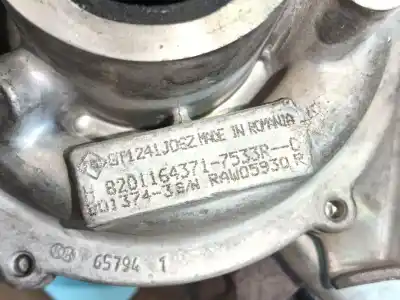 Автозапчастина б/у турбонагрузник для renault kangoo / grand kangoo ii (kw0/1_) 1.5 dci 90 (kw05, kw08, kw0g, kw11) посилання на oem iam 144116213r  144117533r
