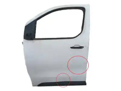 Peça sobressalente para automóvel em segunda mão porta da frente esquerda por citroen jumpy autobús (v_) 1.6 bluehdi 115 referências oem iam 9811893680