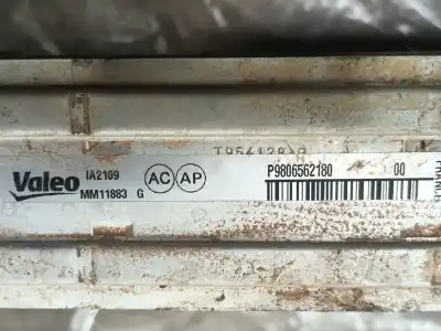 Second-hand car spare part intercooler for citroen jumpy furgón (v_) 1.5 bluehdi 100 oem iam references 9806562180  mm11883
