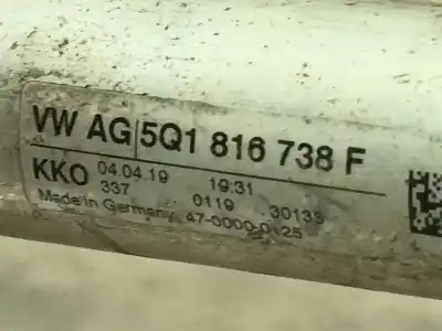Автозапчастина б/у труби кондиціонації для audi q2 (gab, gag) 30 tdi посилання на oem iam 5q1816738h  5q1816738f
