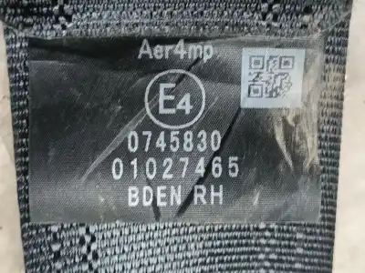 Second-hand car spare part rear right seat belt for mazda 3 fastback (bp) 2.0 skyactiv-g (bp5h, bp6h) oem iam references   jtb3969602r