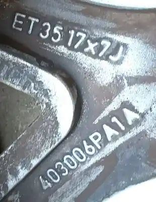 Recambio de automóvil de segunda mano de llanta para nissan juke (f16_) dig-t 117 referencias oem iam 403006pa1a 17x7j et35