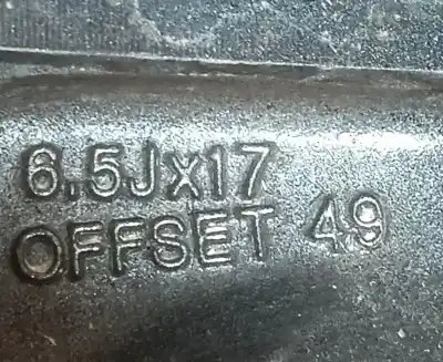 Автозапчастина б/у шина для kia stonic (yb) 1.0 t-gdi eco-dynamics+ посилання на oem iam 52910h8500 6.5jx17 et49