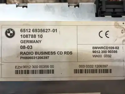 Second-hand car spare part audio system / radio cd for bmw 3 compact (e46) 316 ti oem iam references 65126935627  10878810